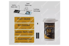 Control D Blood Glucose Test Strips 50