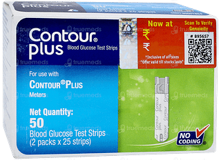 Contour Plus 25 Pack Of 2 Strips