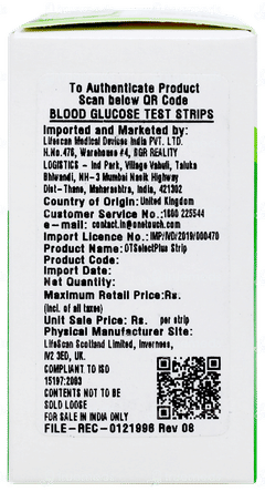 Onetouch Select Plus Test Strips 25