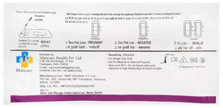 Prega Watch Card Pregnancy Test Kit 1