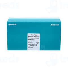Accu Test Hiv 1/2 Ab Test Kit Pack Of 50 Accu Test Hiv 1/2 Ab Test Kit Pack Of 50