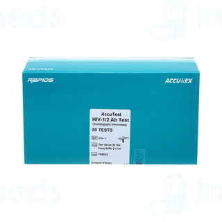 Accu Test Hiv 1/2 Ab Test Kit Pack Of 50
