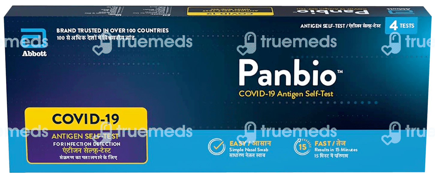 Panbio Covid 19 Antigen Self Test Kit 1 Uses, Side Effects, Dosage