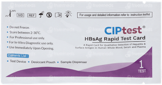 Ciptest Hbsag Rapid Test Card 25
