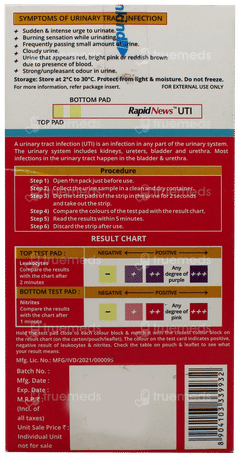 Rapid News Urinary Track Infection Test Kit 1