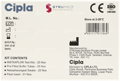 Insta Xplor Covid 19 Rapid Antigen Test Kit 25