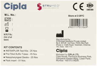 Insta Xplor Covid 19 Rapid Antigen Test Kit 25