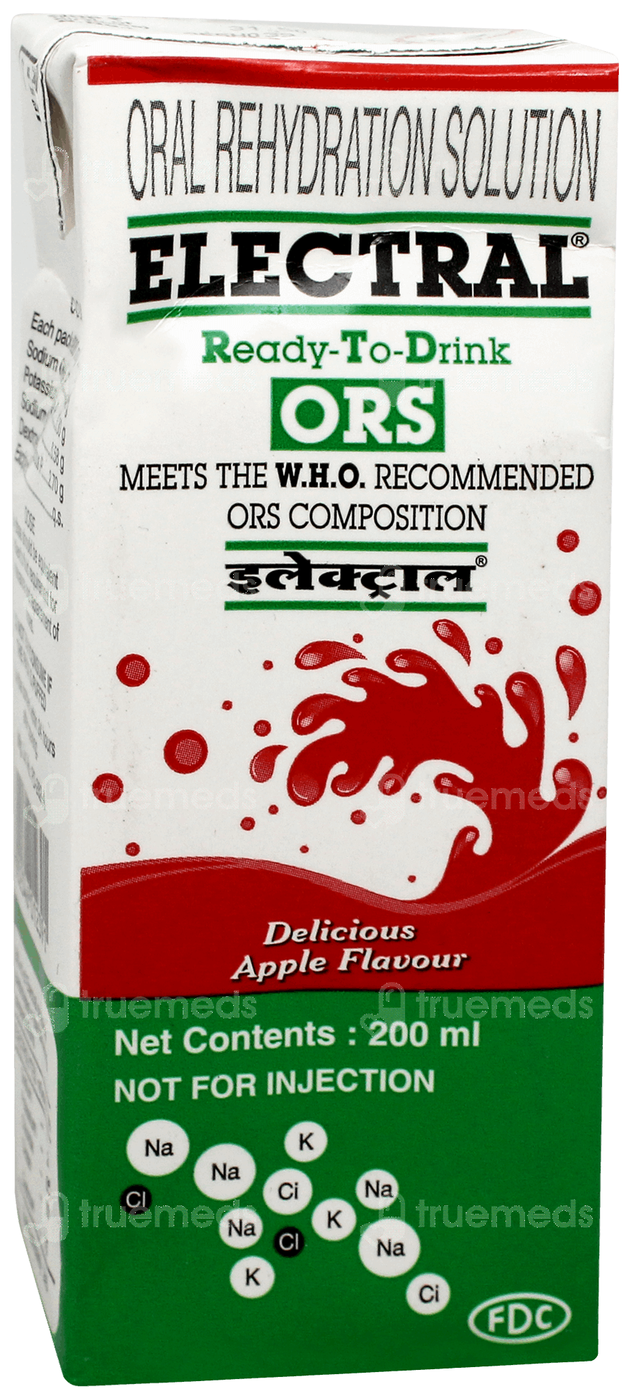 Electral Rtd Apple Flavour Tetrapack 200Ml