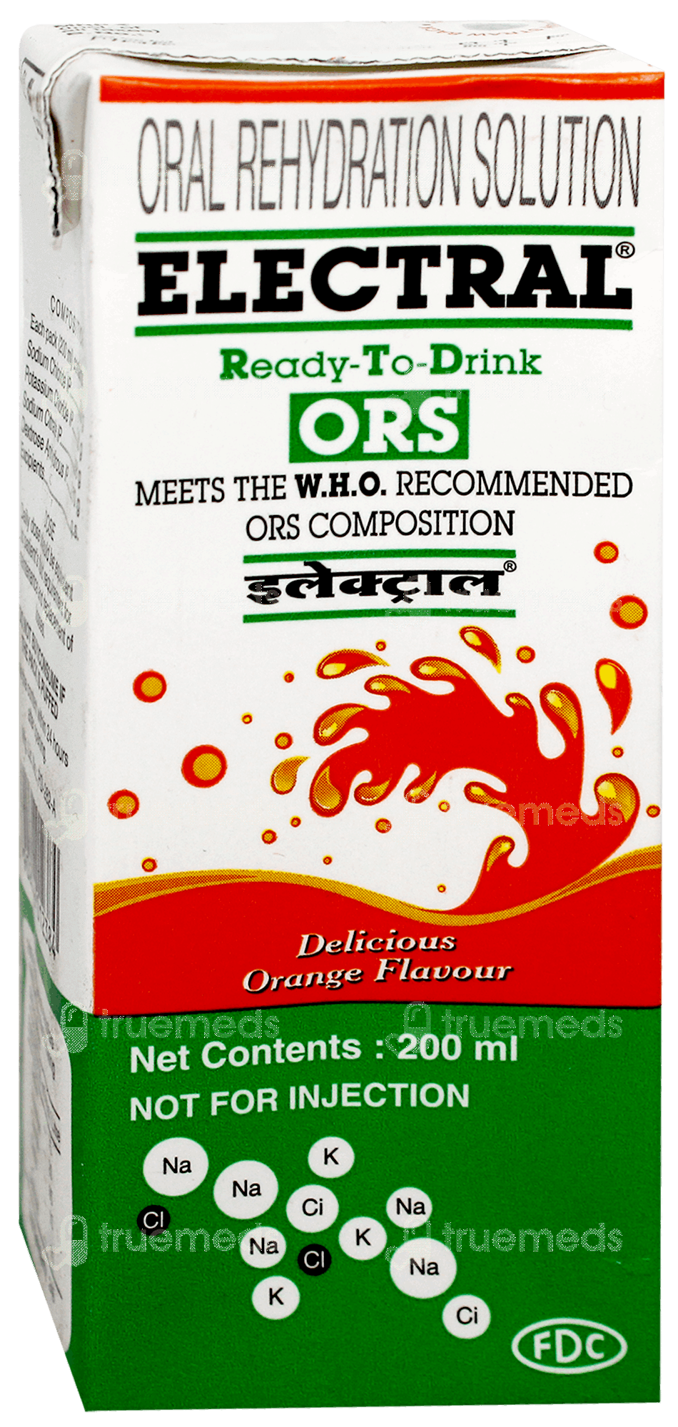 Electral Rtd Orange Flavour Tetrapack 200Ml