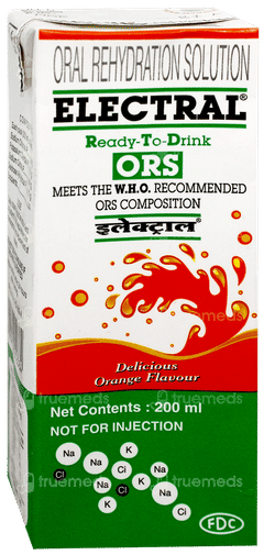 Electral Rtd Orange Flavour Tetrapack 200Ml