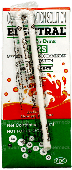 Electral Rtd Orange Flavour Tetrapack 200Ml