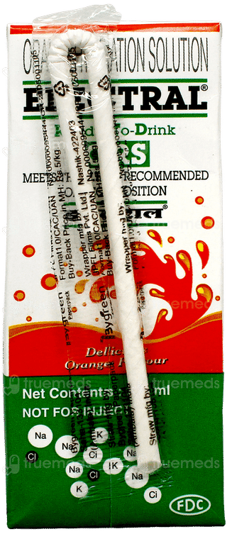 Electral Rtd Orange Flavour Tetrapack 200Ml