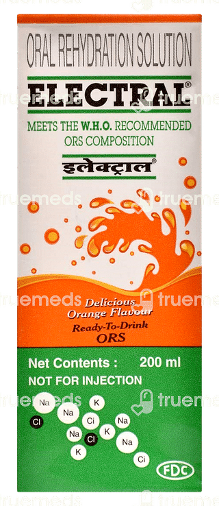 Electral Rtd Orange Tetrapack 200 ML