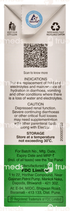 Electral Rtd Orange Flavour Tetrapack 200ml