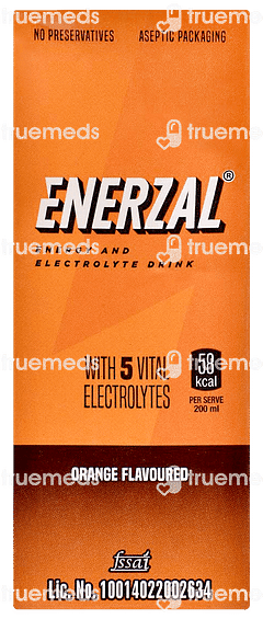 Enerzal Orange Flavoured Tetrapack 200ml Enerzal Orange Flavoured Tetrapack 200ml