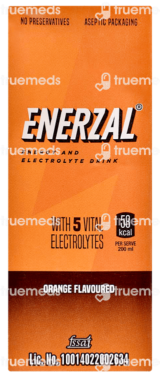 Enerzal Orange Flavoured Tetrapack 200ml