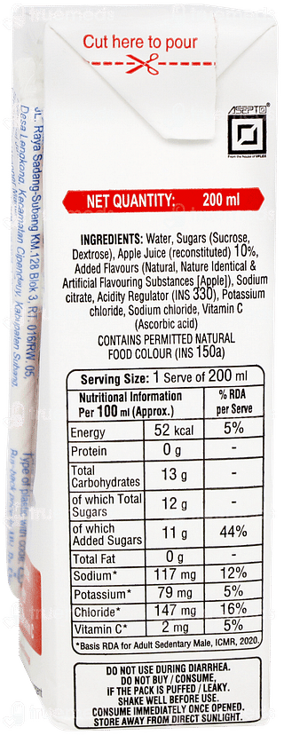 Orsl Apple Electrolyte Drink 200ml