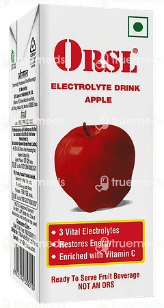 Orsl Electrolyte Drink Apple 200ml Orsl Electrolyte Drink Apple 200ml