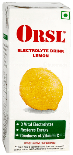 Orsl Lemon Electrolyte Drink 200ml