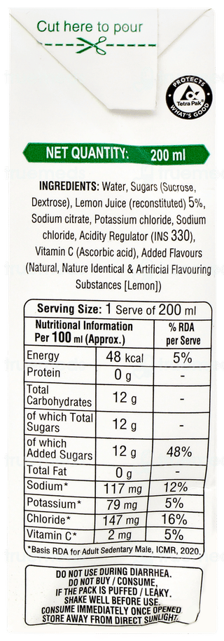 Orsl Lemon Electrolyte Drink 200ml