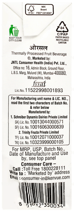 Orsl Lemon Electrolyte Drink 200ml