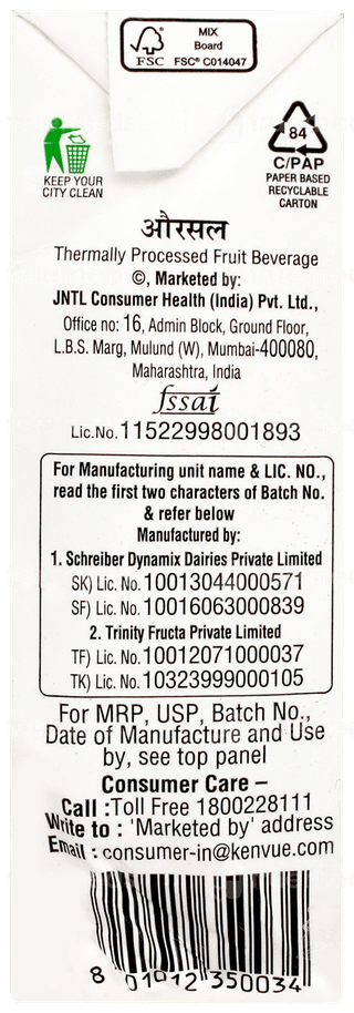 Orsl Lemon Electrolyte Drink 200ml