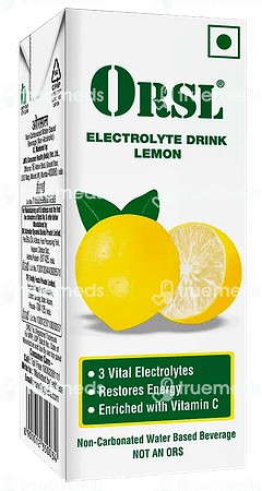 Orsl Lemon Electrolyte Drink 200ml