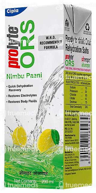 Ors Prolyte Nimbu Paani Tetra 200 ML