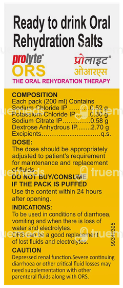 Prolyte Ors Pineapple Tetrapack 200ml Prolyte Ors Pineapple Tetrapack 200ml