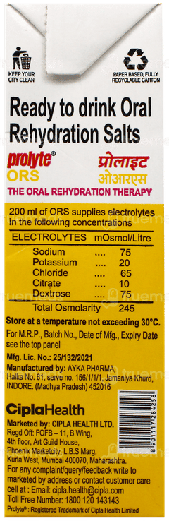 Prolyte Ors Pineapple Ready To Drink 200Ml
