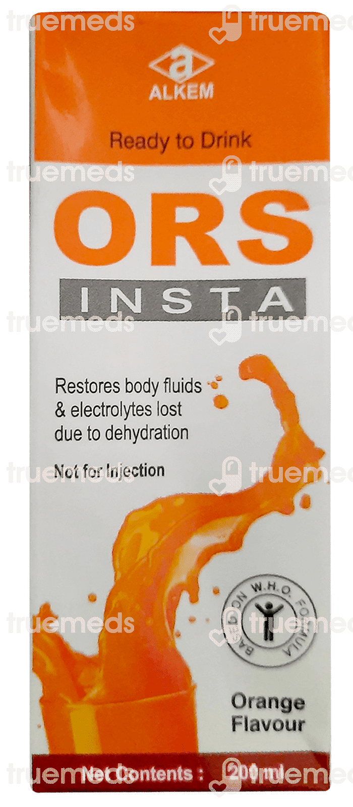 Ors Insta Ready To Drink Orange 200 Ml - Uses, Side Effects, Dosage ...