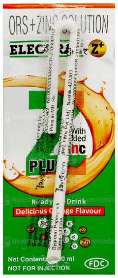 Electral Z Plus Orange Flavour Tetrapack 200Ml