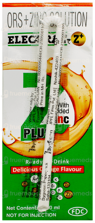 Electral Z Plus Orange Flavour Tetrapack 200Ml