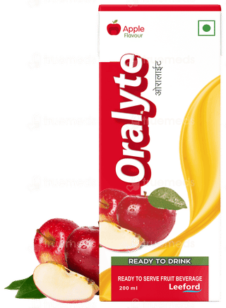 Oralyte Apple Flavour Tetrapack 200 Ml