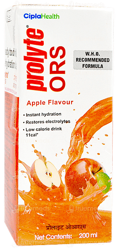 Prolyte Ors Apple Flavour Ready To Drink 200ml Prolyte Ors Apple Flavour Ready To Drink 200ml