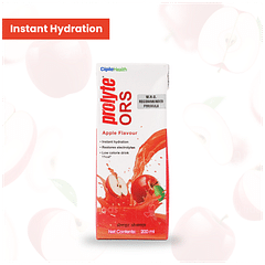 PROLYTE ORS APPLE FLAVOUR READY TO DRINK 200ML