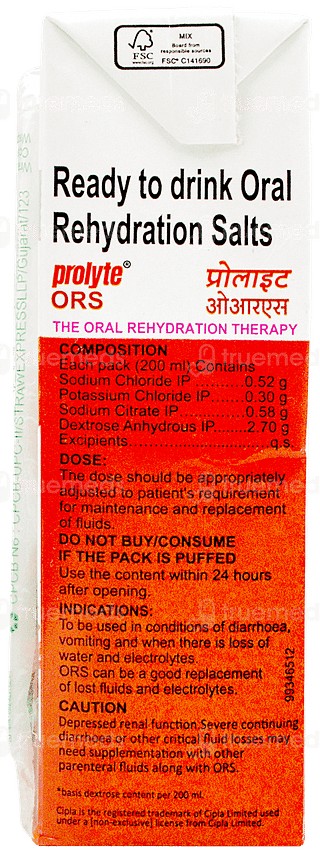 Prolyte Ors Apple Flavour Ready To Drink 200ml