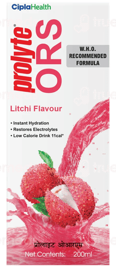 Prolyte Ors Litchi Flavour Ready To Drink 200Ml Prolyte Ors Litchi Flavour Ready To Drink 200Ml
