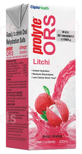 Prolyte Ors Litchi Flavour Ready To Drink 200Ml