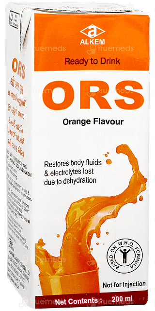 Alkem Ors Orange Flavour Ready To Drink 200ml