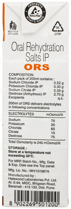 Alkem Ors Orange Flavour 200ml