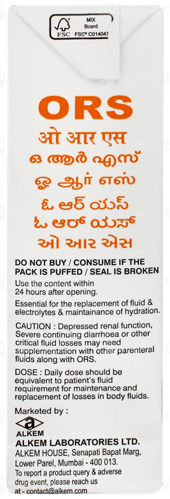 Alkem Ors Orange Flavour 200ml