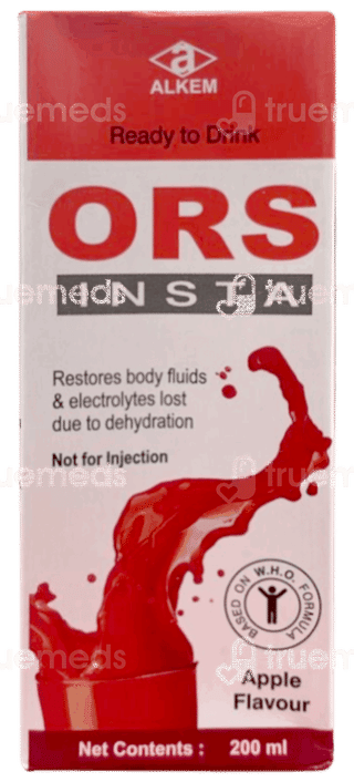 Alkem Ors Insta Apple Flavour Ready To Drink 200Ml