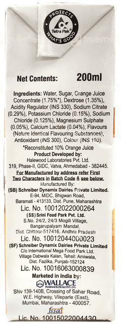 Walyte Recharge Orange Ready To Serve 200ml