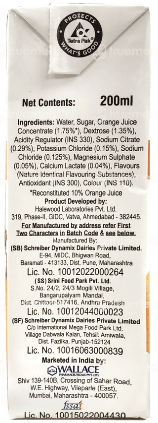 Walyte Recharge Orange Ready To Serve 200ml