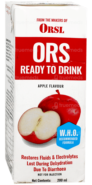 Orsl Ors Apple Flavour Ready To Drink 200Ml