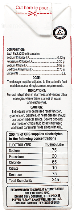 Orsl Ors Apple Flavour Ready To Drink 200Ml