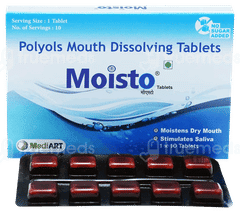 Moisto No Sugar Added Tablet 10