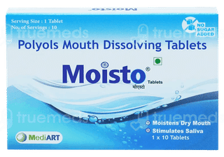 Moisto No Sugar Added Tablet 10