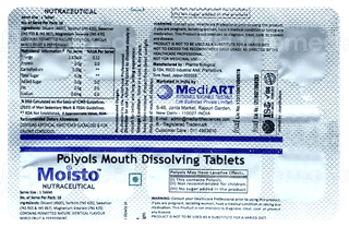 Moisto No Sugar Added Tablet 10